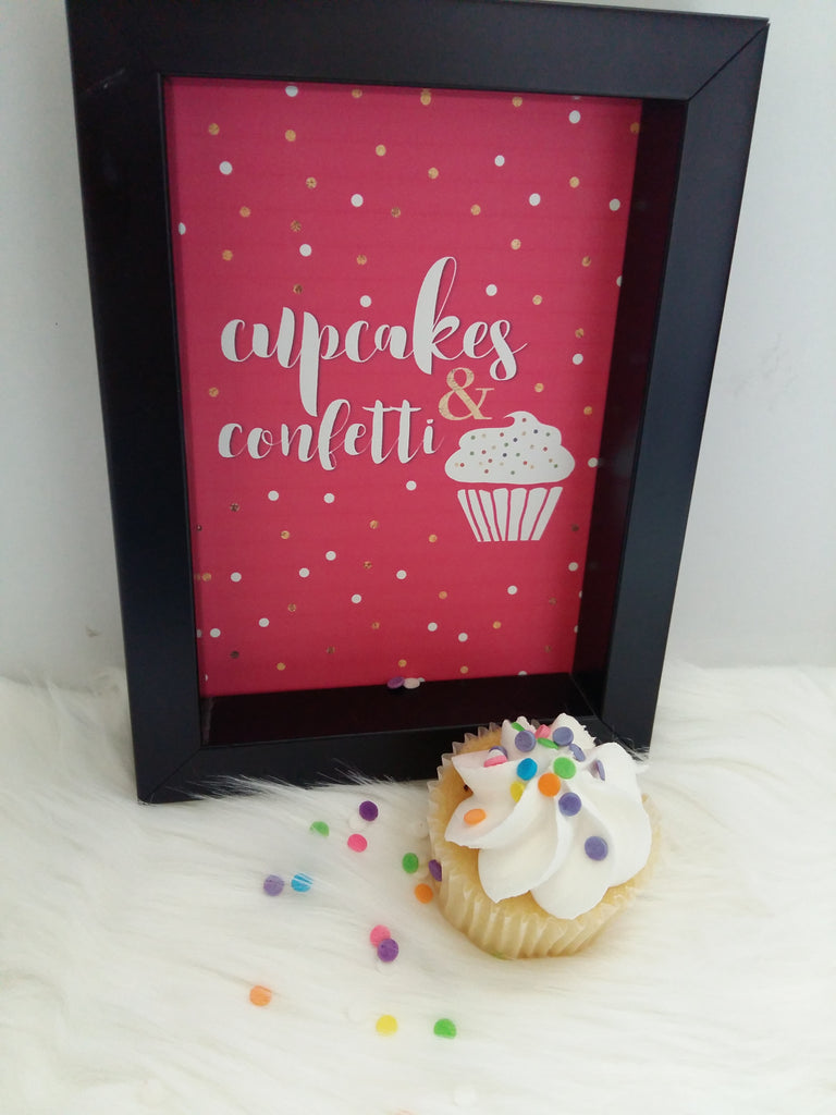 Cupcakes And Confetti Art Print Image 1