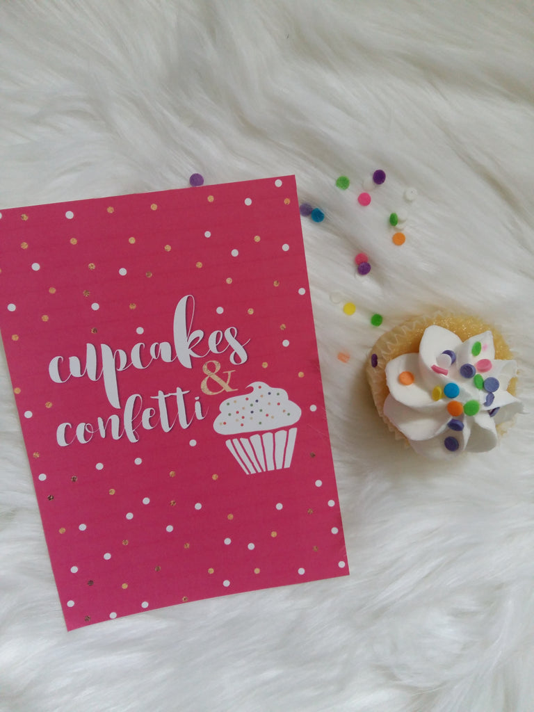 Cupcakes And Confetti Art Print Image 3