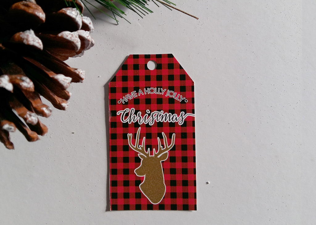 Printable Buffalo Plaid Christmas Gift Tags 4