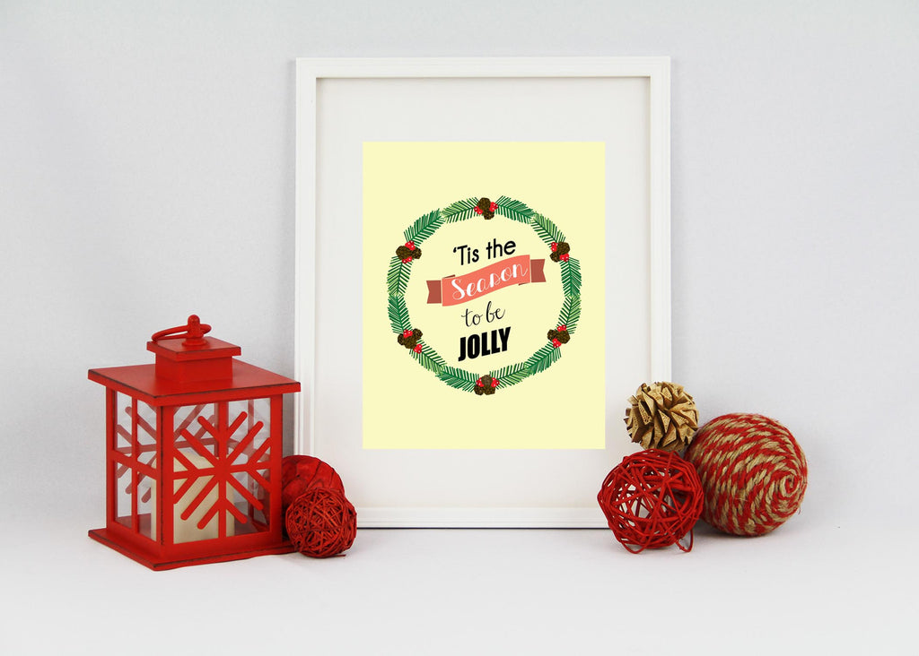 Tis The Season To Be Jolly Art Print
